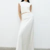 Sabrina Silk Blend Maxi Skirt – Ivory Sabrina Silk Blend Maxi Skirt – Ivory