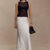 Sabrina Silk Blend Maxi Skirt – Ivory Sabrina Silk Blend Maxi Skirt – Ivory