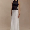 Sabrina Silk Blend Maxi Skirt – Ivory Sabrina Silk Blend Maxi Skirt – Ivory