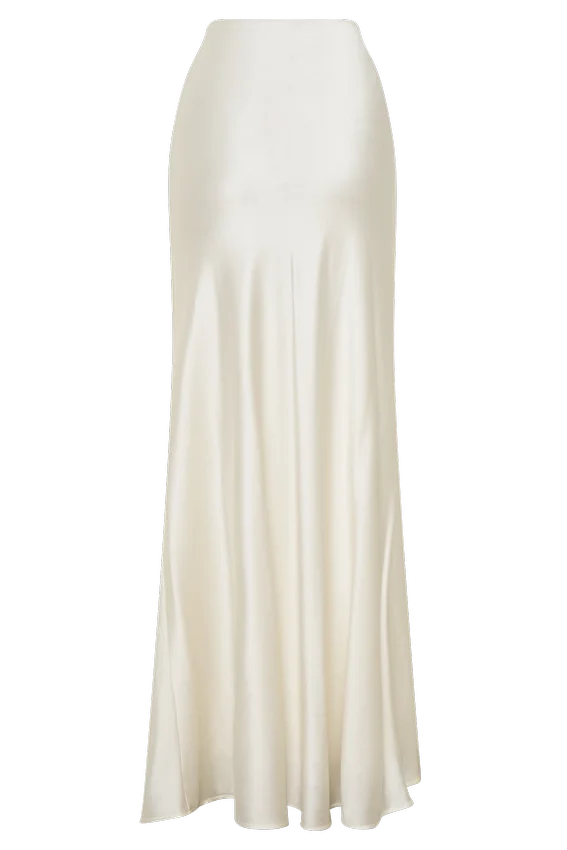 Sabrina Silk Blend Maxi Skirt – Ivory Sabrina Silk Blend Maxi Skirt – Ivory
