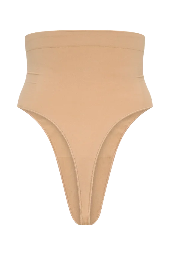 Saria High Waist Shapewear Briefs – Beige Saria High Waist Shapewear Briefs – Beige