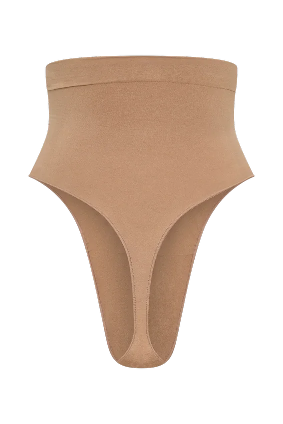 Saria High Waist Shapewear Briefs – Latte Saria High Waist Shapewear Briefs – Latte
