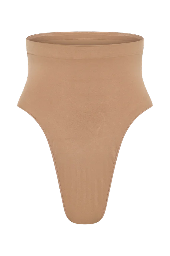 Saria High Waist Shapewear Briefs – Latte Saria High Waist Shapewear Briefs – Latte
