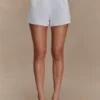 Scout Linen Belted Shorts – White