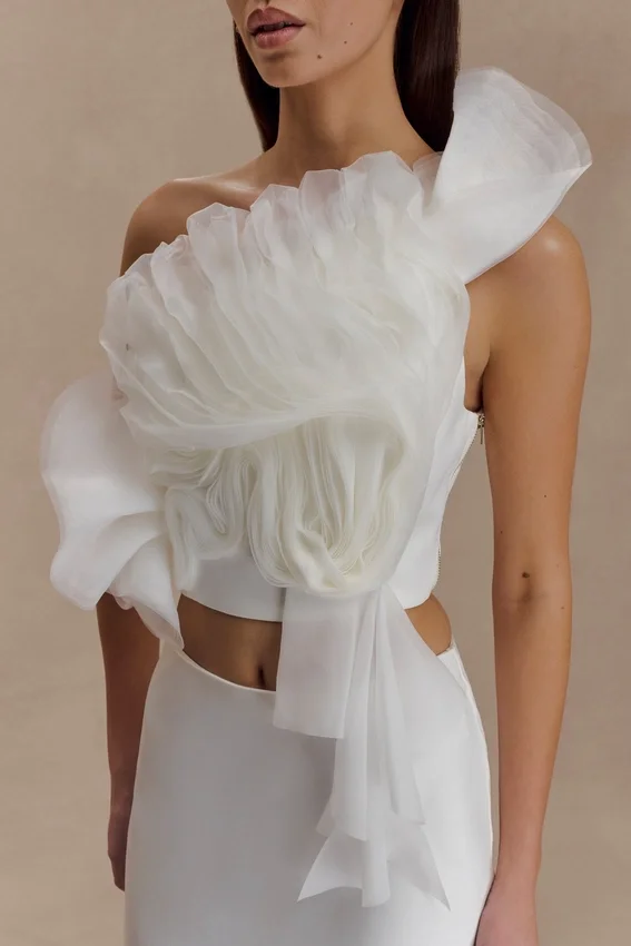 Sena Bridal Top – White Sena Bridal Top – White