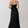 Serena Strapless Taffeta Maxi Dress – Black Serena Strapless Taffeta Maxi Dress – Black