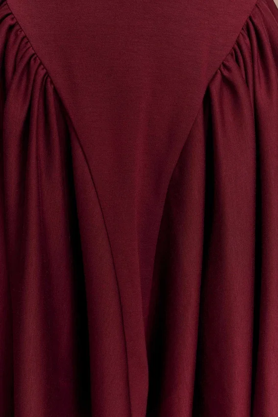 Sharon Scuba Jersey Mini Dress – Wine Sharon Scuba Jersey Mini Dress – Wine