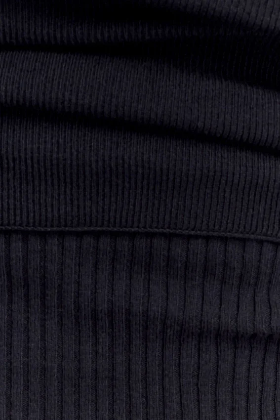 Sierra Asymmetrical Cashmere Blend Knit Top – Black Sierra Asymmetrical Cashmere Blend Knit Top – Black