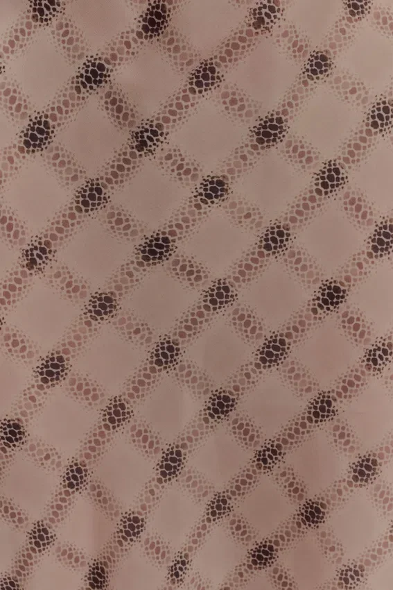 Silvana Chiffon Maxi Dress – Snake Check Print Mocha Silvana Chiffon Maxi Dress – Snake Check Print Mocha