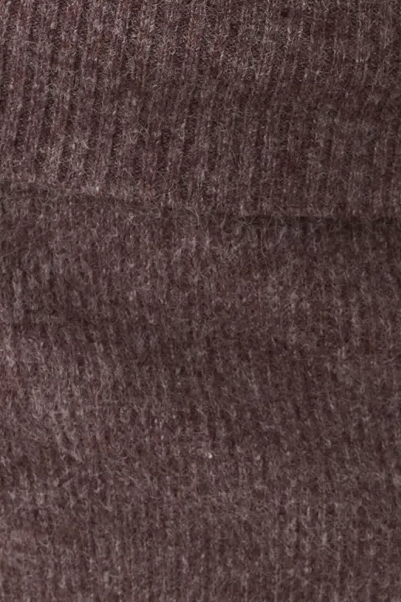 Skylaine Knit Mini Skirt – Brown Marle Skylaine Knit Mini Skirt – Brown Marle