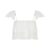 Skylar Lace Sleeveless Crop Top – White Skylar Lace Sleeveless Crop Top – White