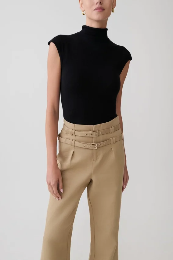 Sonny Short Sleeve Knit Top – Black Sonny Short Sleeve Knit Top – Black