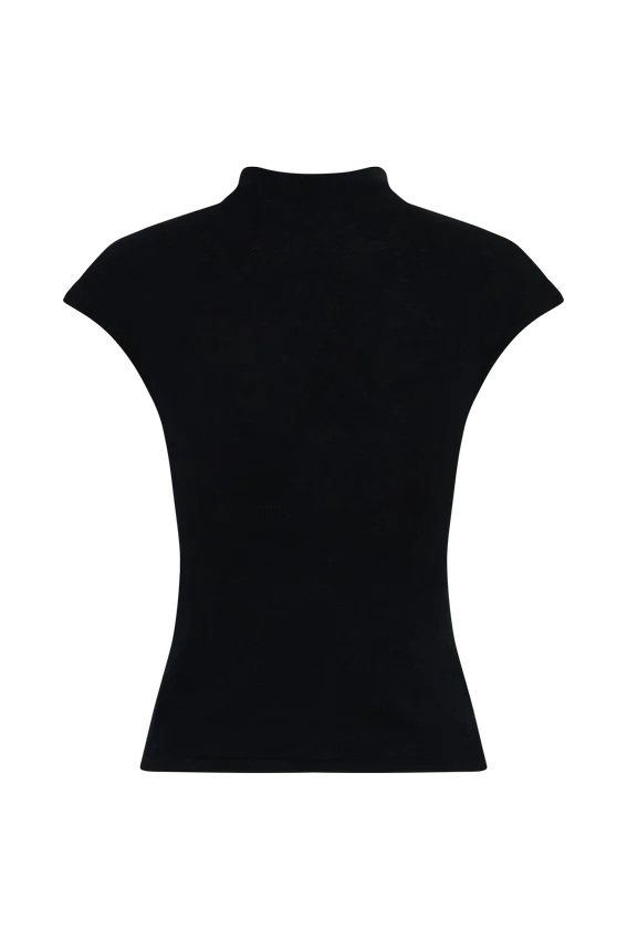 Sonny Short Sleeve Knit Top – Black Sonny Short Sleeve Knit Top – Black