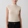 Sonny Short Sleeve Knit Top – Cream Sonny Short Sleeve Knit Top – Cream