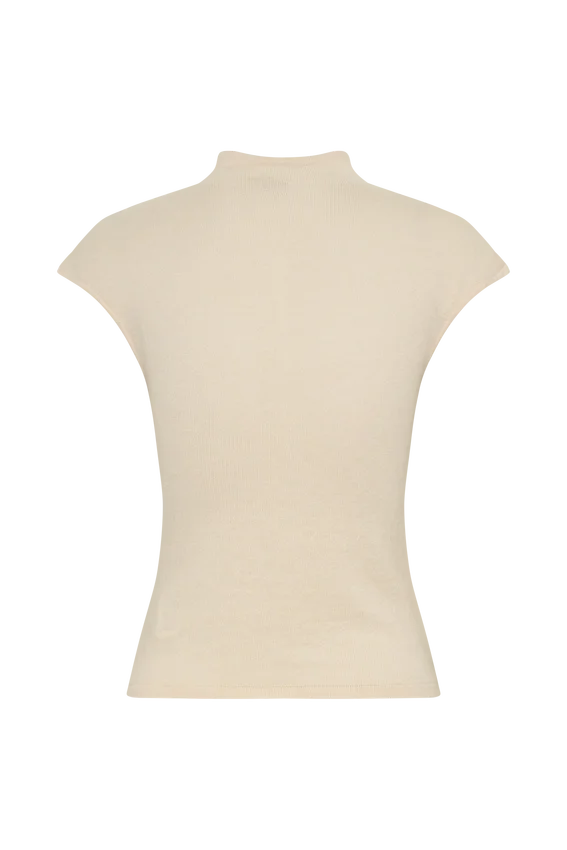 Sonny Short Sleeve Knit Top – Cream Sonny Short Sleeve Knit Top – Cream