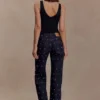Spencer Slinky Top with Hardware – Black