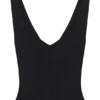 Spencer Slinky Top with Hardware – Black