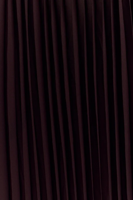 Stacie Pleated Halter Maxi Dress – Cacao Stacie Pleated Halter Maxi Dress – Cacao