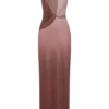 Stella Draped Slinky Maxi Dress – Mocha Ombre Stella Draped Slinky Maxi Dress – Mocha Ombre