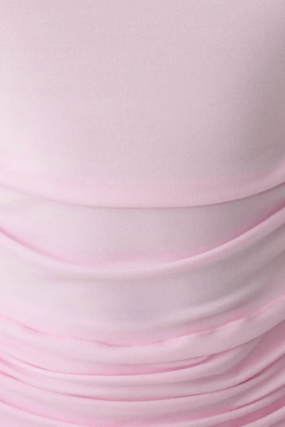 Talise Modal Flounce Short Sleeve Top – Ballet Pink Talise Modal Flounce Short Sleeve Top – Ballet Pink