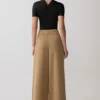 Tanya Wide Leg Suiting Pants – Camel