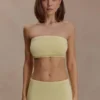 Tanyel Knit Bandeau Top – Lemon Tanyel Knit Bandeau Top – Lemon