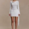 Terrymae Crochet Mini Skirt – White