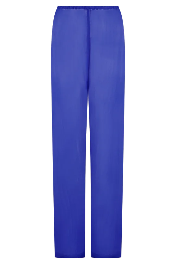 Tonya Sheer Straight Leg Pant – Cobalt Blue Tonya Sheer Straight Leg Pant – Cobalt Blue