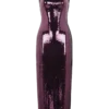 Veronica Sequin Midi Dress – Plum