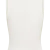 Vianna Broderie Ribbed Tank Top – Ivory