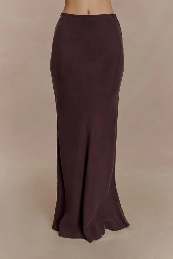 Violeta Maxi Skirt – Dark Chocolate Violeta Maxi Skirt – Dark Chocolate