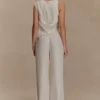Violeta Straight Leg Pant – Ivory