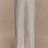 Violeta Straight Leg Pant – Ivory