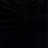 Vivianne Low Neck Maxi Dress – Black