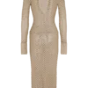 Waverley Metallic Knit Swim Cover Up – Gold
