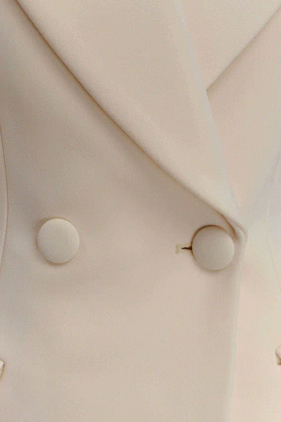 Wesley Structured Blazer – Buttercream Wesley Structured Blazer – Buttercream