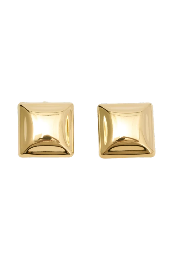 Wilma Square Earrings – Gold Wilma Square Earrings – Gold