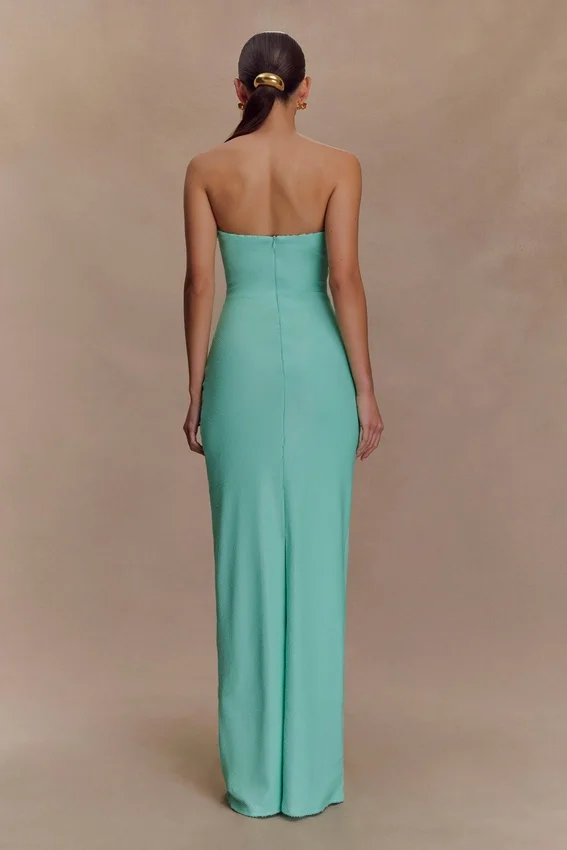 Winston Strapless Sequin Maxi Dress – Lagoon Winston Strapless Sequin Maxi Dress – Lagoon