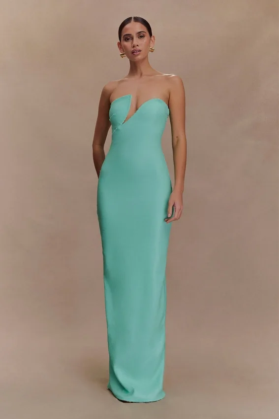 Winston Strapless Sequin Maxi Dress – Lagoon Winston Strapless Sequin Maxi Dress – Lagoon