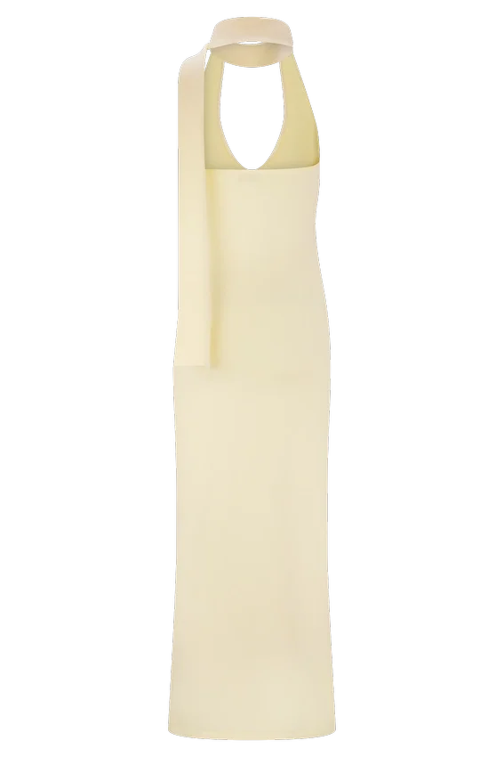 Wynn Floral Knit Midi Dress – Lemon Wynn Floral Knit Midi Dress – Lemon