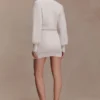 Xaden Wool Mix Knit Mini Dress – Oat Marle